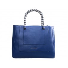 Bvlgari Serpenti Medium Tote tmavě modrá