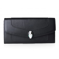 Černá peněženka Bvlgari Serpenti Pochette