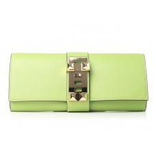 Hermes Medor Clutch jablkově zelená