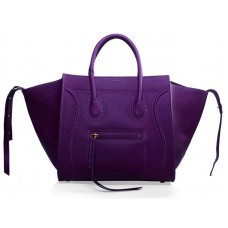 Celinová taška Phantom Square Tote Fialová