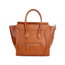 Střední kabelka Celine Luggage Tote z telecí kůže velbloudí barvy