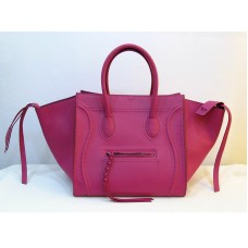 Celine Luggage Phantom Square Tote Bag Fuchsiová