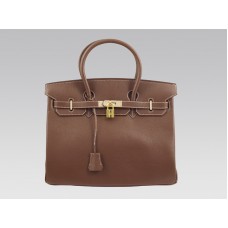Hermes Birkin 35cm Clemence Barenia se zlatým kováním