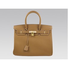 Hermes Birkin 35cm Togo Clemence Gold se zlatým kováním