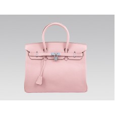 Hermes Birkin 35cm Togo Clemence světle růžová