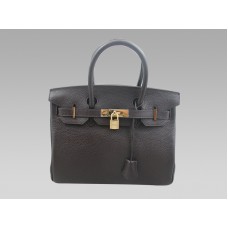 Hermes Birkin 30 Togo kožená čokoládová kabelka