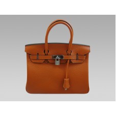 Hermes Birkin 30 Togo kožená oranžová