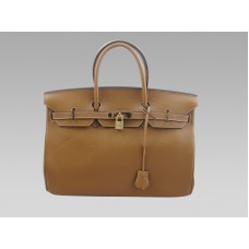 Hermes Birkin 40 Togo kožená taška v hnědé barvě