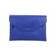 Givenchy Antigona kabelka s přívěskem, kůže, tmavě modrá