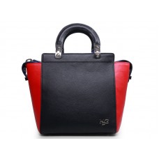 Givenchy kožená kabelka HDG Convertible Tote černá/červená