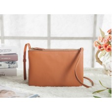 Celine Mini Trio Crossbody Messenger Taška tmavě hnědá