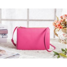 Růžová kabelka přes rameno Celine Mini Trio