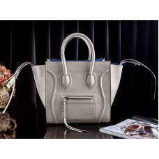 Celine Luggage Phantom Square Tote Bag béžová a světle modrá