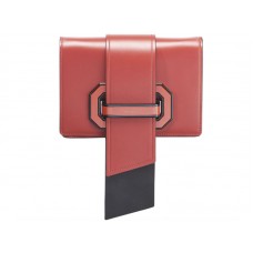 Prada Plex Ribbon Crossbody kabelka červená
