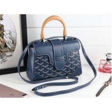 Mini taška Goyard Saigon v tmavě modré barvě