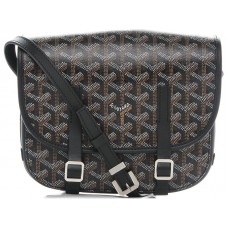 Taška přes rameno Goyard Chevron Belvedere PM černá
