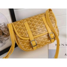 Taška přes rameno Goyard Chevron Belvedere PM žlutá