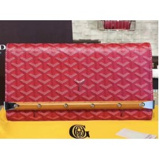 Spojka Goyard Chevron Monte Carlo Bois červená