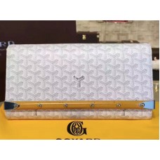 Spojka Goyard Chevron Monte Carlo Bois bílá