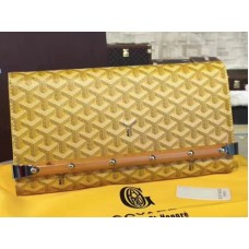 Spojka Goyard Chevron Monte Carlo Bois žlutá