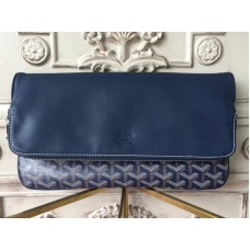 Měkká spojka Goyard Goyardine Sainte Marie tmavě modrá