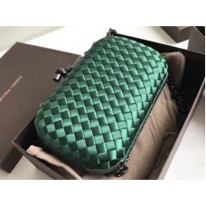 Bottega Veneta Uzel Spojka V Boucher Intreccio Zelená