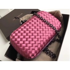 Bottega Veneta Uzel Spojka V Růžové Boucher Intreccio