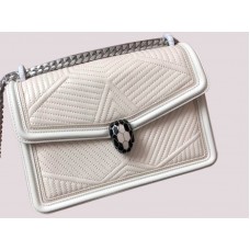 Bvlgari kabelka přes rameno Serpenti Forever White