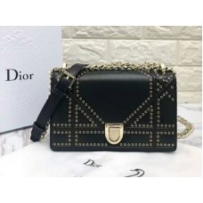 Malá dioráma kabelka Dior z telecí kůže černá d0421-1