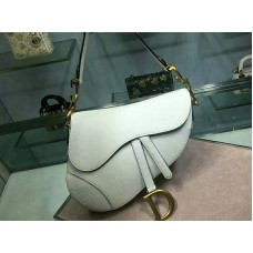 Kabelka Dior Saddle Calfskin Gold Hardware White m0446l3