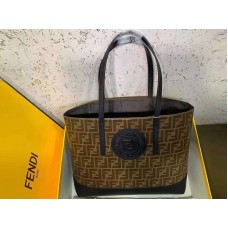 Nákupní taška Fendi Fabric Ff černá f041