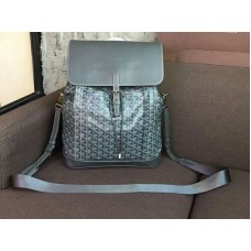 Batoh Goyard Goyardine Alpin z telecí kůže šedý