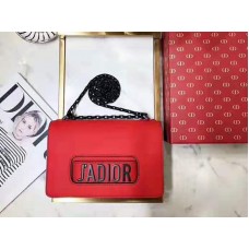 Kabelka Dior J'Adior Ultra-Matte z telecí kůže červená
