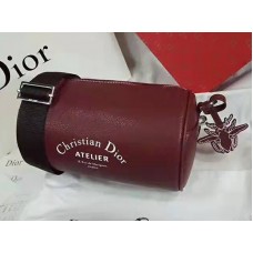 Kabelka Dior Roller Pouch z džínové telecí kůže s vintage zrnitou texturou