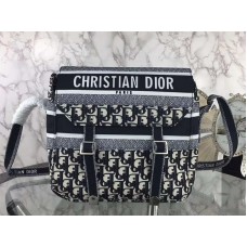 Černá taška přes rameno Dior Oblique Diorcamp