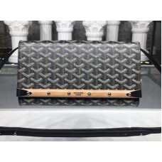 Kabelka Goyard Monte Carlo s popruhem, černá, PM