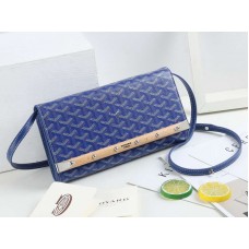 Kabelka Goyard Monte Carlo s páskem, modrá, PM