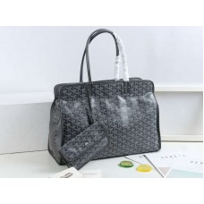 Přepravka pro domácí mazlíčky Goyard Sac Hardy šedá