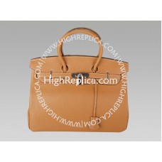Hermes Birkin 35cm Togo kožená hnědá zlatá