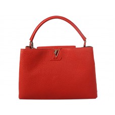 Kabelka Louis Vuitton Capucines Mm červená