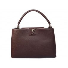 Kabelka Louis Vuitton Capucines Mm tmavě fialová