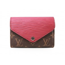 Kompaktní peněženka Louis Vuitton Monogram Marie-Lou v barvě fuchsie