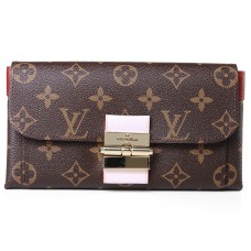 Peněženka Louis Vuitton Monogram Elysee červená