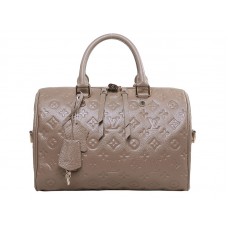 Louis Vuitton Monogram Empreinte Speedy 30 šedá
