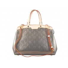 Kabelka Louis Vuitton Monogram Vernis Brea Mm Stříbrná