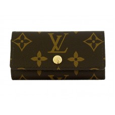Klíčenka Louis Vuitton Monogram 4 s květinovým vzorem a zeleným motivem