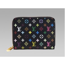 Louis Vuitton Monogram Multicolore Black Zippy Coin Caution Causeway Grenade