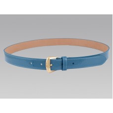 Pásek Louis Vuitton Monogram Vernis Bleu Galactic se zlatou přezkou
