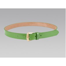 Pásek Louis Vuitton Monogram Vernis Vert Tonic se zlatou přezkou