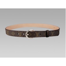 Klasický monogramový pásek Louis Vuitton se zlatou přezkou